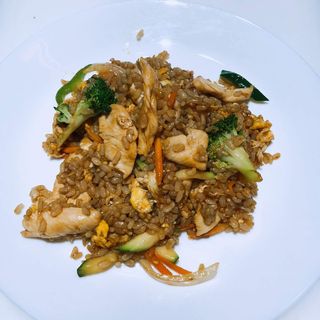 Arroz integral con pollo