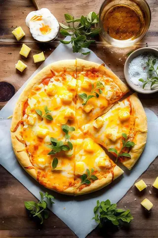Pizza Tropical Cheese Extravaganza (33 Cm.)