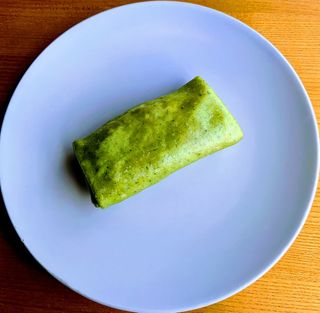 Млинець шпинатний з грибами (100г)