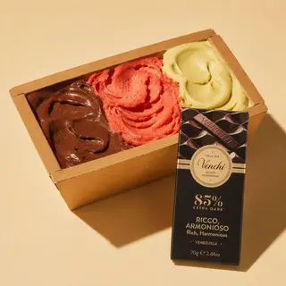 Selezione Gelato 1kg con Tavoletta Fondente