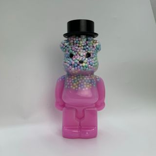 Гигант Слайм Медведь 30см С Шариками(розовый)