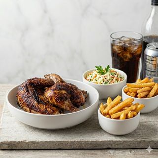 Combo 1 Medio Pollo A La Brasa