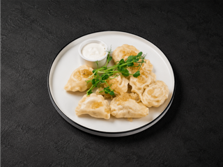 Pierogi z serem cheddar i pieczarkami (9 szt.)