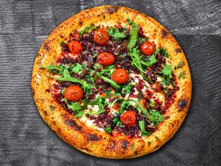 Pizza Cecina y Rúcula Grande