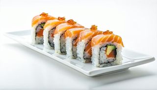 Uramaki salmone crispy