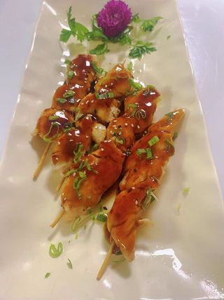24.Pincho Pollo TERIYAKI (4 Pinchos)
