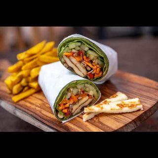 Grilled Halloumi Wrap