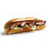 Bocadillo de oreja a la plancha con salsa picante