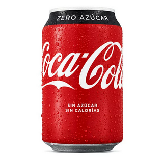 Coca-Cola Zero Azúcar lata 330ml.