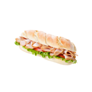 Bocadillo Dinde Fumée avec Frites