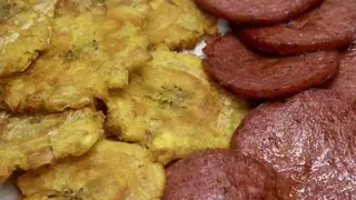 Salami frito