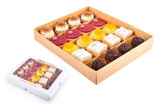 Bandeja de pasteles surtidos 20 Uds.