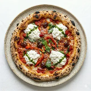 Pizza Calabrese Dolce (30 Cm.)