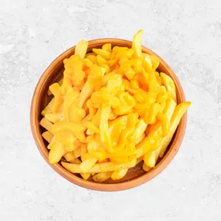 FRENCH FRIES WITH CHEESE SAUCE