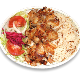 Plato Doner Kebab Con Arroz