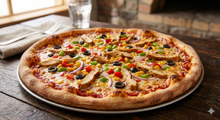 Pizza De Pollo Kebab