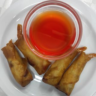 Rollitos de gambas