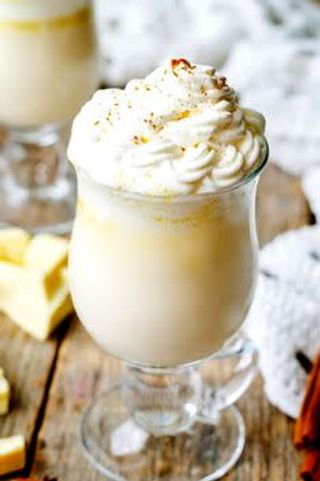 Chocolat Blanc Chaud Aux Fèves De Vanille