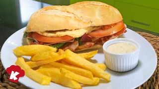 Serranito Pollo/Cerdo con bebida 