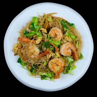 Massa de Arroz com Gambas