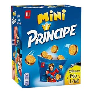 Galletas Rellenas de Crema Chocolate Mini Príncipe 160 Gr.