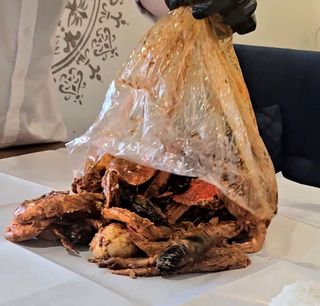 Fructe de mare la pungă pentru 4 persoane