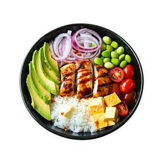 Poke Nachos Salmon Glow