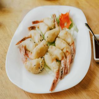 Langostinos Fritos Con Sésamo