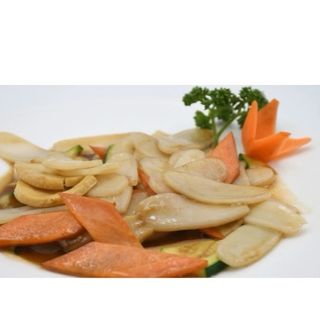 26A. Gnocchi di riso con verdura e gamberi