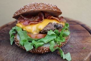 Onion burger home made