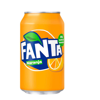 Fanta Naranja lata 330ml.