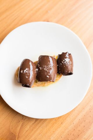 Cremós De XocolataAmb Pa Cruixent I Oli D'Oliva És Pecat