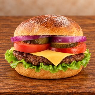 Cheeseburger de vită