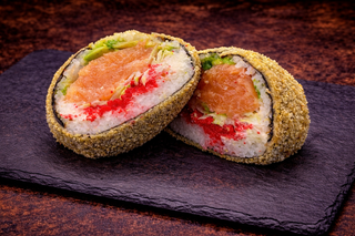 Бургер з лососем