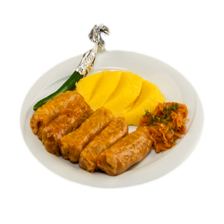 Sarmale cu mamaliguta