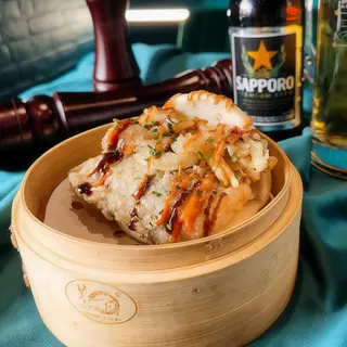 Pan Bao De Merluza En Tempura