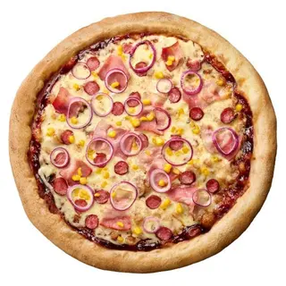 Pizza BBQ Salsiccia 24cm.