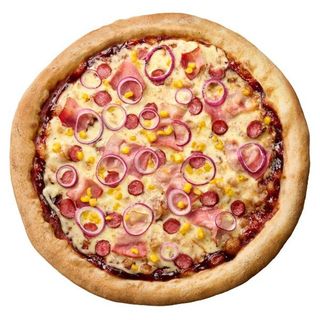 Pizza BBQ Salsiccia 24cm.