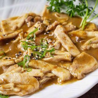 Pollo saltato al curry