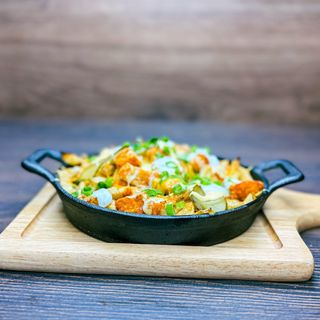 Crispy Chicken Loaded Fries