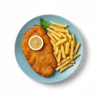 Cotolette e patatine
