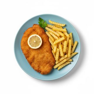 Cotolette e patatine