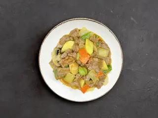 Ternera con Salsa Curry