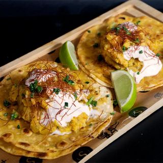 TACOS DE BACALAO