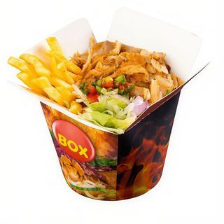Doner box de kebab