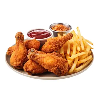 6 Chicken Pieces & Frites