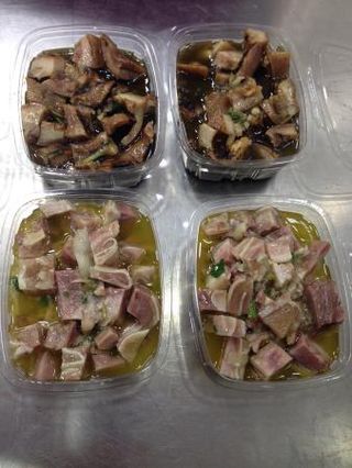 ración pestorejo a la vinagreta