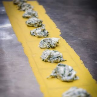 Ravioli de ricotta y espinacas