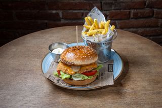 SHTO Fried Chicken Burger