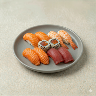 Bandeja Roll, Sashimi y Nigiri (20 Pzas.)